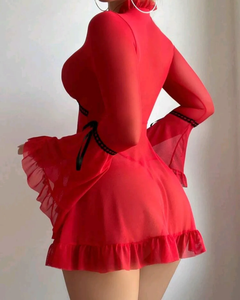 B130 Luxe Lingerie Kant Bh Set Sexy Pyjama Meisjes Sexy Pyjama Ondergoed Vrouwen Sexy Ondergoed - Product Image 5