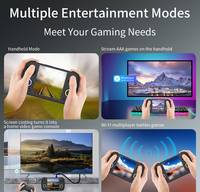 Console de jeu vidéo portable avec écran IPS de 3,95 pouces, couleurs RVB RGCubeXX, joystick, batterie de 3800 mAh, connexion Wifi