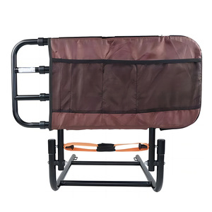 Barrière <span class=keywords><strong>de</strong></span> lit pliable en plastique avec support pour personnes âgées, barrière <span class=keywords><strong>de</strong></span> sécurité pour soins à domicile, matériel <span class=keywords><strong>de</strong></span> réadaptation latérale CE HengHu - Product Image 2