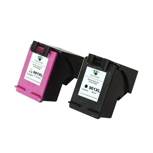 Encre Reconditionnée pour Cartouche CC654A 18/17ML Garantie Complète de 18 Mois Compatible <span class=keywords><strong>901XL</strong></span> HP OfficeJet J4524 J4540 - Product Image 1