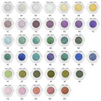 Fard à paupières poudre vegan longue durée, imperméable, à haute pigmentation, effet diamant caméléon duo chrome, brillant