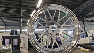Rines Deportivos Ml-10rt de 1 Pieza, Aleación Forjada, 5x114.3 5x120, Plateado Pulido, para Chevrolet Corvette, para <span class=keywords><strong>Nissan</strong></span> <span class=keywords><strong>GTR</strong></span> <span class=keywords><strong>R35</strong></span> - Product Image 6