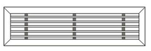 Griglia lineare/foshan vairtech dell'attrezzatura <span class=keywords><strong>di</strong></span> ventilazione <span class=keywords><strong>di</strong></span> dimensione su ordinazione calda - Product Image 5