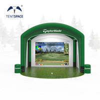 Nouvelle Arrivée : Tente de Golf Gonflable pour Simulateur, Enceintes de Simulation de Golf Intérieures