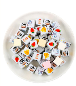 Caramelos de Leche en Cubos Personalizados de Alta Calidad, Material de Poliéster, Técnica de Forma Libre, Multi-Tema, Festivos, Promocionales, para Comida y Días Festivos - Product Image 6