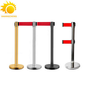 Prezzo all'ingrosso folla barriera di controllo retrattile cintura asta di coda in acciaio inox Post <span class=keywords><strong>Stanchion</strong></span> Post per il centro commerciale - Product Image 3