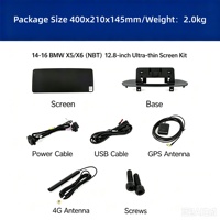 Écran tactile LCD numérique 12,3 pouces pour voiture, lecteur multimédia DVD pour tableau de bord, système Linux pour BMW X5/X6 Série 2007-2010
