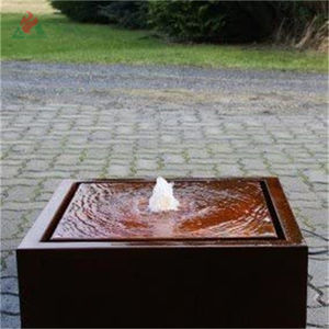 Outdoor Garten Hinterhof Dekoration Corten Stahl Wasser brunnen Wand Wasserfall - Product Image 5