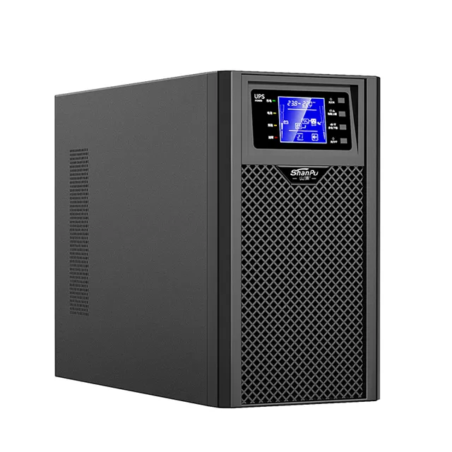 110V 220V 50Hz 1500va 3Kva 6Kva 8Kva 10Kva onda senoidal pura fase monofásica industrial Ups em linha para Data Center