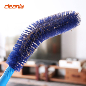 Dụng Cụ Vệ Sinh Gia Dụng Cung Cấp Nhựa Màu Xanh Linh Hoạt Uốn Cong Bàn Chải Ống Cong Duster Với Tay Cầm Dài Tùy Chọn - Product Image 5