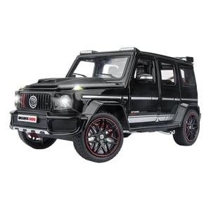 Coche de juguete todoterreno RABUS G800 <span class=keywords><strong>a</strong></span> escala 1:24 de aleación con puertas que se abren, función de retroceso y sonido para niños - Juguetes de fundición <span class=keywords><strong>a</strong></span> presión unisex - Product Image 1