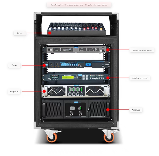 Factory Direct Sales of 8u10u12u Amplifier Professional Stage Audio Full Frequency Subwoofer Aviation Aluminum Box Cabinet Box