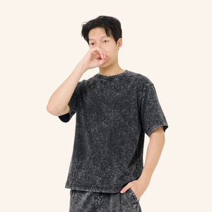 เสื้อยืดโอเวอร์ไซส์ สตรีทแวร์ พิมพ์ลายซิลค์สกรีน DTG DTF กราฟิก แอซิดวอช แบบคัสตอม วินเทจ - Product Image 3