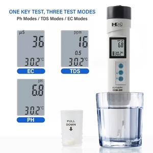 เครื่องวัดค่าดิจิตอล <span class=keywords><strong>COM</strong></span>-<span class=keywords><strong>300</strong></span> <span class=keywords><strong>HM</strong></span> 4 in 1 สำหรับวัดค่า EC /TDS /อุณหภูมิ/ ค่า pH กันน้ำ พร้อมระบบ ATC - Product Image 6