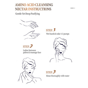 โฟมล้างหน้ากรดอะมิโนสุดหรูหรูหราหรูหรา lyhh อ่อนโยนชุ่มชื้นเมคอัพ Remover Foam สำหรับผิวแพ้ง่ายไม่ระคายเคือง - Product Image 5