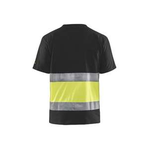 BLAKLADER-Camiseta Hi-Vis 338710309933S Negro/Amarillo-EAN 7330509524404 ROPA DE TRABAJO DE LA HI-VIS - Product Image 2
