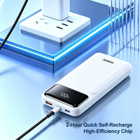 Batterie externe 20W+22.5W PD+QC 20000 mAh portable intelligente multi-compatible à charge rapide avec certification Ccc