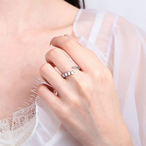 Offre Spéciale – Bague Ouverte Ajustable Étoile Pentagramme Simple pour Femme, Bague Creuse en Cuivre avec Breloque Mulet, Bijou - Product Image 2