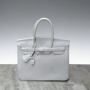 Sac à main en marbre personnalisé, sculpture d'art en pierre de marbre, modèle de sac décoratif - Product Image 1