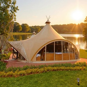 Carpa de Lujo Tipo Tipi Piramidal de Aluminio para Glamping, Fiestas, Eventos, Restaurantes y Cafeterías - Product Image 1