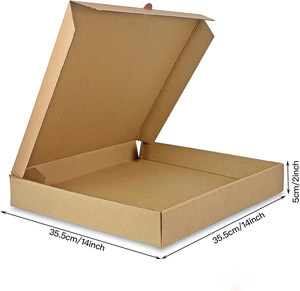 Boîtes à pizza et à sushi en carton recyclable avec fermeture magnétique, impression personnalisée, vente en gros, emballage pour la restauration rapide, 12 pouces - Product Image 2