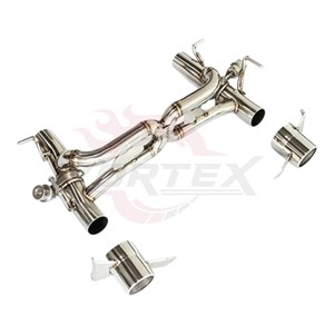 Escape Valvetronic de Acero Inoxidable Vortex para Ferrari 488 GTB Spider, Silenciador de Alto Rendimiento con Tubo en X y Puntas - Product Image 3