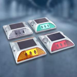 Marcador <span class=keywords><strong>de</strong></span> Señalización <span class=keywords><strong>de</strong></span> Tráfico Integrado, Resistente al Agua, <span class=keywords><strong>de</strong></span> Aluminio, con Energía Solar, para Advertencia en el Borde del Empapadero <span class=keywords><strong>de</strong></span> Aeropuertos - Product Image 3