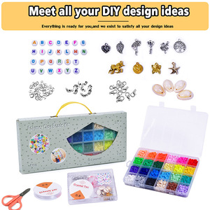 Perles plates en argile les plus vendues, rondes de 6 mm, perles en argile colorées, jouet éducatif pour enfants, ensemble de perles en argile pour la fabrication de bijoux DIY - Product Image 5