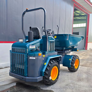 Gratis Verzending Zware Mini Dump Truck <span class=keywords><strong>Loader</strong></span> Met Wielen Articulted Rotatie Emmer Multifunctioneel Bouw Boerderij Gebruik - Product Image 3