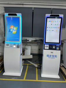 Tùy chỉnh tự dịch vụ màn hình cảm ứng thiết bị đầu cuối kiosk với đầu đọc thẻ <span class=keywords><strong>RFID</strong></span> SDK kích hoạt tự thanh toán vé Máy bán hàng tự động - Product Image 6