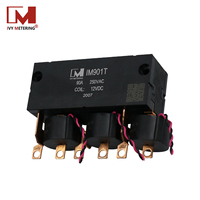 Relais de compteur triphasé à verrouillage IM901T anti-champs magnétiques 500mT, bobine simple/double, 12V 24VDC 90A avec CT