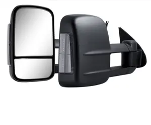 El más nuevo 4x4 Off-Road espejos laterales del mercado negro espejo retrovisor con señal de vuelta Led para Hilux 05-15