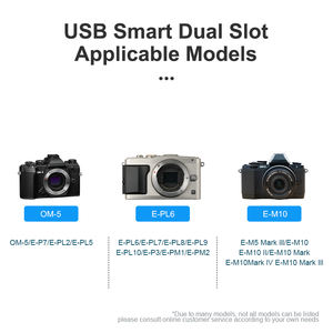 Chargeur double avec écran LCD intelligent pour appareils photo <span class=keywords><strong>Olympus</strong></span>/System PEN E-PL2 E-PL5 E-PM2 1s OM-D E-<span class=keywords><strong>M10</strong></span> E-<span class=keywords><strong>M10</strong></span> Mark II - Product Image 4