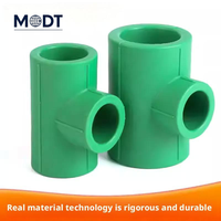 PPR Tuyau Socket Equal Tee Couplage Adaptateur Coude Union Connecteur Tube Raccords Laiton Cuivre Haute Approvisionnement En Eau Plomberie Exportateur