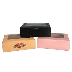 Caja <span class=keywords><strong>de</strong></span> embalaje <span class=keywords><strong>de</strong></span> papel Kraft <span class=keywords><strong>de</strong></span> lujo ecológica personalizada para dulces, pasteles, galletas, dulces, Cajas <span class=keywords><strong>de</strong></span> Regalo <span class=keywords><strong>de</strong></span> comida al por mayor, logotipos personalizados - Product Image 5