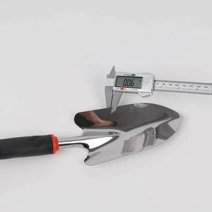 Stainless Steel Garden Spade Wide Blade For Digging Soil And Sand Agricultural Beachcombing Tool With Metal Handle - Product Image 1