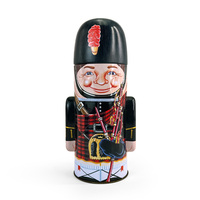 Boîte en métal JYB pour figurines de poupées, idéale pour le stockage de chocolats, bonbons et biscuits, emballage cadeau festif, sans danger pour les aliments
