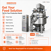 Homogénéisateur-mélangeur industriel sous vide SUS316L 1000L avec pompe, conception hautement hygiénique, production en série stable, texture uniforme et constante