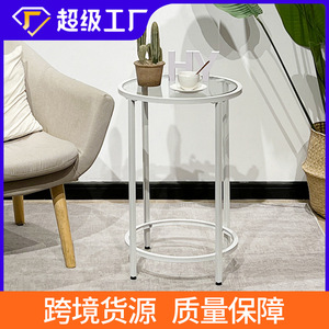 Minimalist coffee <b>table</b>, light luxury style, small apartment coffee <b>table</b>, sofa <b>side</b> <b>table</b>, Instagram style living room coffee - Product Image 5