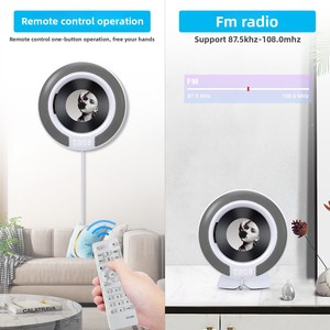 Disque personnalisé rond <span class=keywords><strong>pour</strong></span> lecteur <span class=keywords><strong>radio</strong></span> FM, répéteur <span class=keywords><strong>CD</strong></span>, télécommande, double haut-parleur, puissance de sortie 10W, affichage - Product Image 3