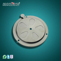 Grille de protection de ventilateur en acier inoxydable SUS304 résistante à la corrosion SK5-0125-SN01, usinée par vibration pour chambre d'essai
