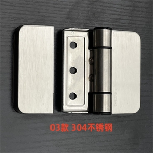 Bisagras de resorte de acero inoxidable 304 con cierre automático para puertas de inodoro, accesorios para tabiques - Product Image 5