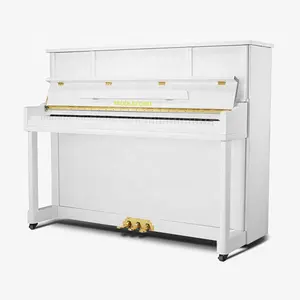 白色立式钢琴Middleford Pearl 110键盘型号评论