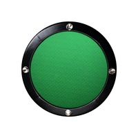 Luckyh — Table de Poker ronde pour 4 à 8 personnes, en cuir, confortable, pliable, avec tasse d'eau