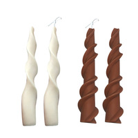 CM014 Kerzenform 3D Duftkerzen DIY Langlebige Handgemachte Seifenform Lange Kirchen-Plastik Nordische Kerzenform für Kerzenherstellung
