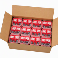 100 pièces d'ancres en plastique pour cloisons sèches, en fonte de zinc, avec vis autotaraudeuses, assortiment de quincaillerie DIY