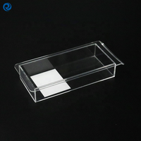 Boîte en plastique acrylique transparente et colorée, vente en gros