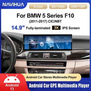 Navihua pour BMW Série 5 F10 2011-2017, mise à niveau de la voiture, écran 14,9'' 2K, autoradio Android, navigation GPS, multimédia, Carplay, stéréo - Product Image 4