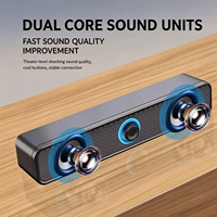 Soundbar Gaming RGB K2065 K2065BT 5.4 Speaker Stereo USB Berkabel Nirkabel untuk Desktop Game
