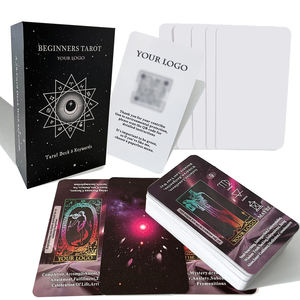 Tarot blanc turc Dilinde personnalisé Oracolo Iluminati jeu de cartes holographiques Lenormand Karten papier à accent français Pays-Bas - Product Image 2